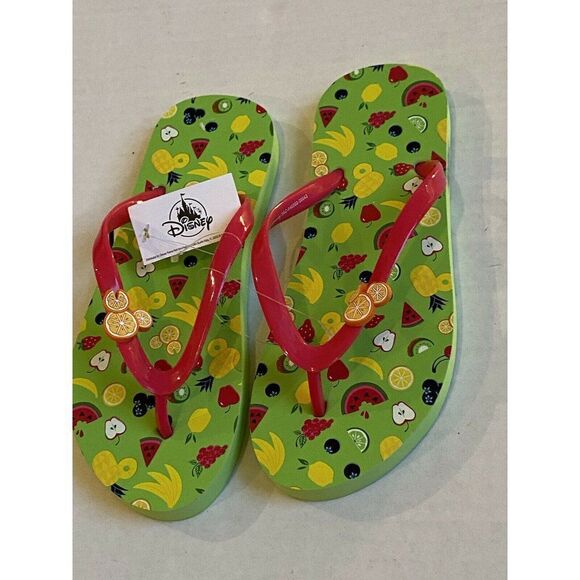 Disney Parks Hidden Mickey Mouse Flip Flops Sz 6 - Picture 5 of 11